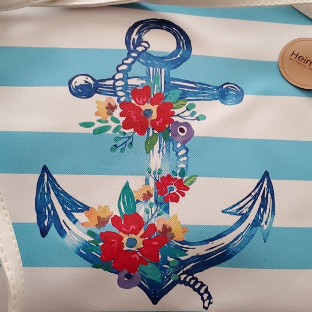 Anchor striped crossbody.